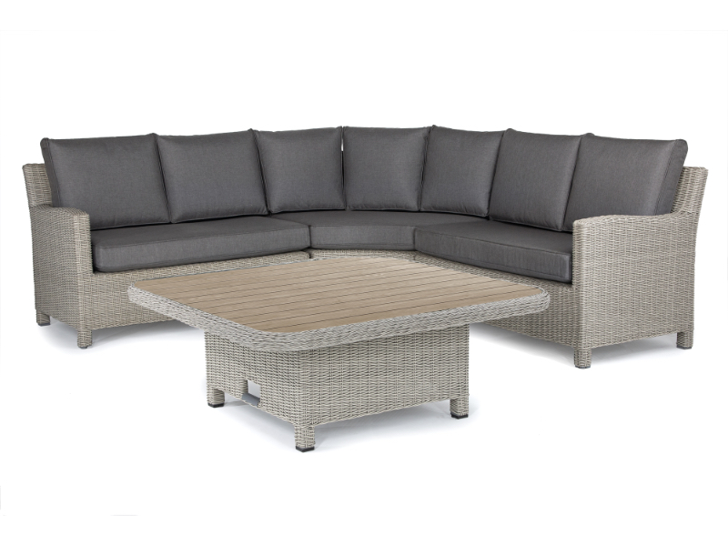 Kettler Palma Signature Grande Set Hi Lo Table Whitewash